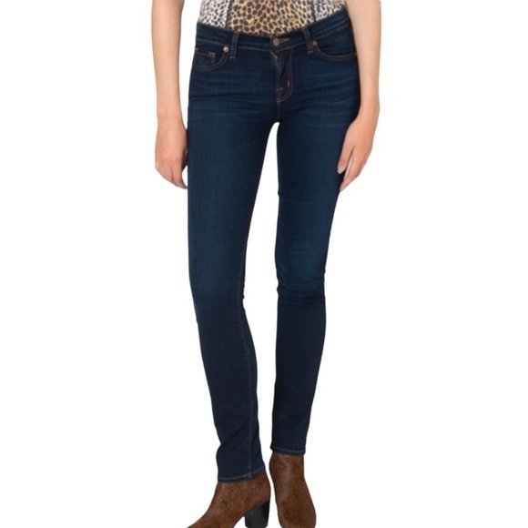 𝅺🍋J Brand dark indigo wash mid-rise skinny jeans - Picture 1 of 14